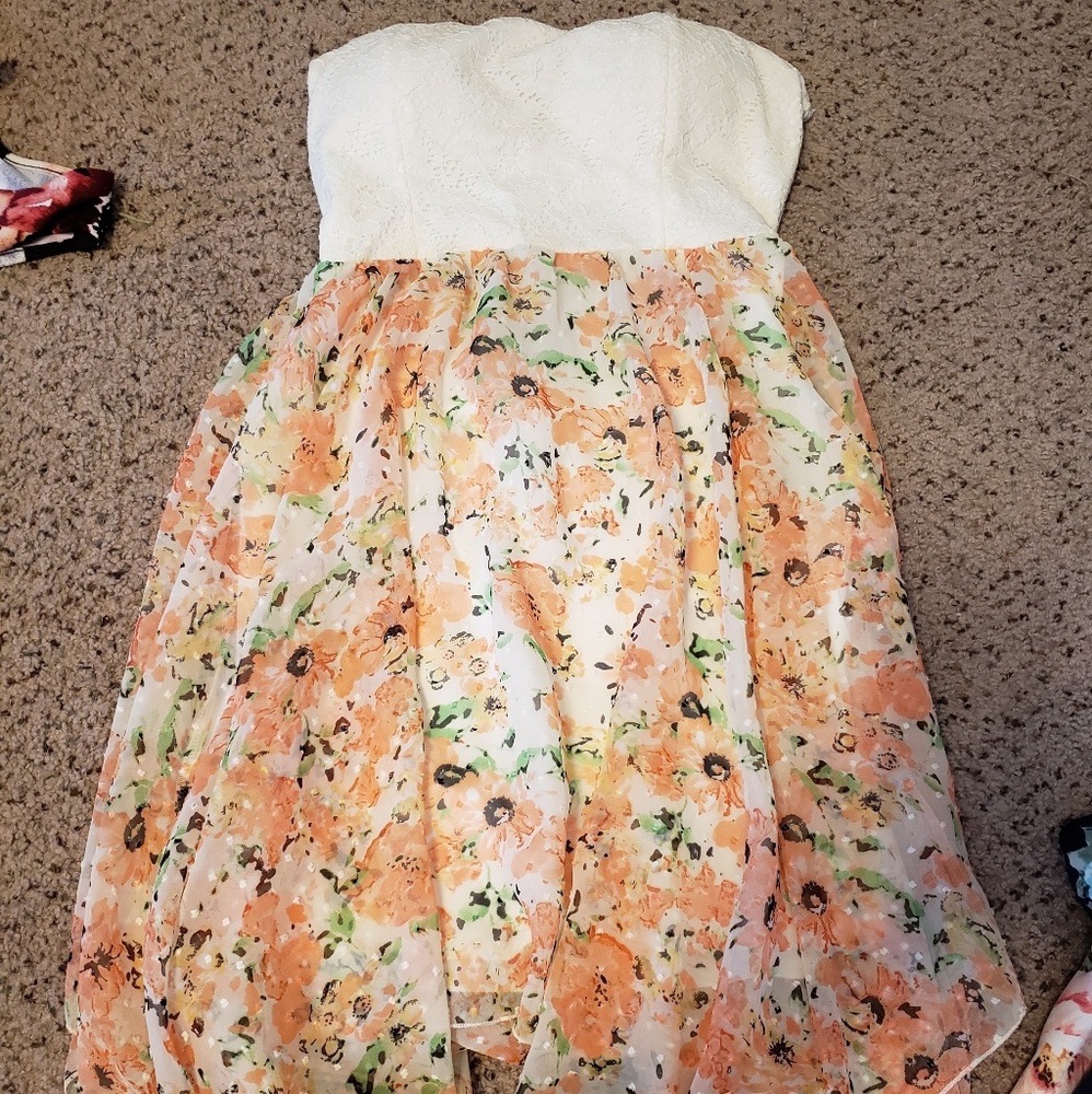 Midi Flowy Floral Dress